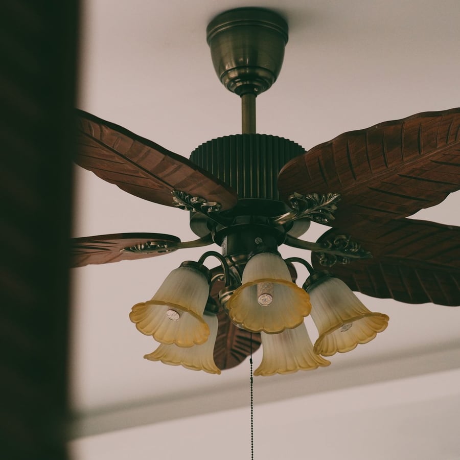 Ceiling Fan 56", 100% Copper Winding, 78W