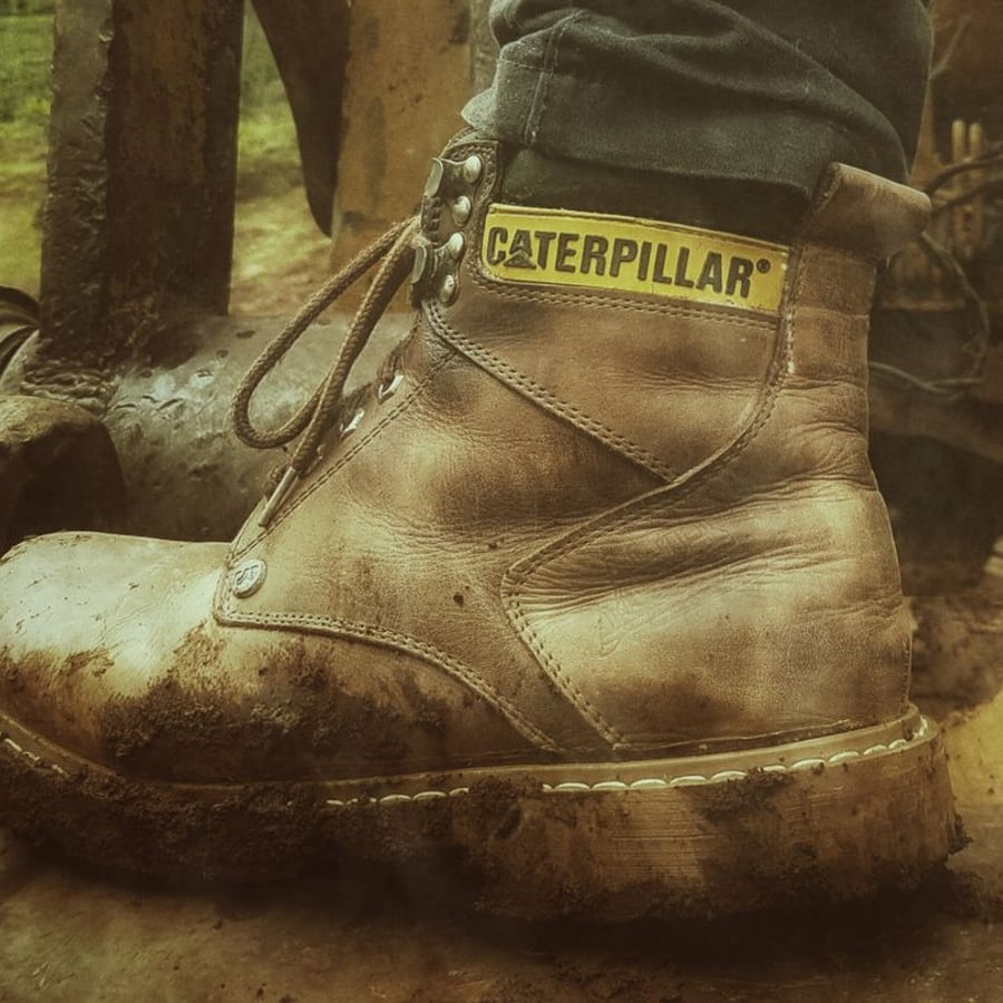 Steel-Toe Safety Boot S3 SRC, Full-Grain Leather